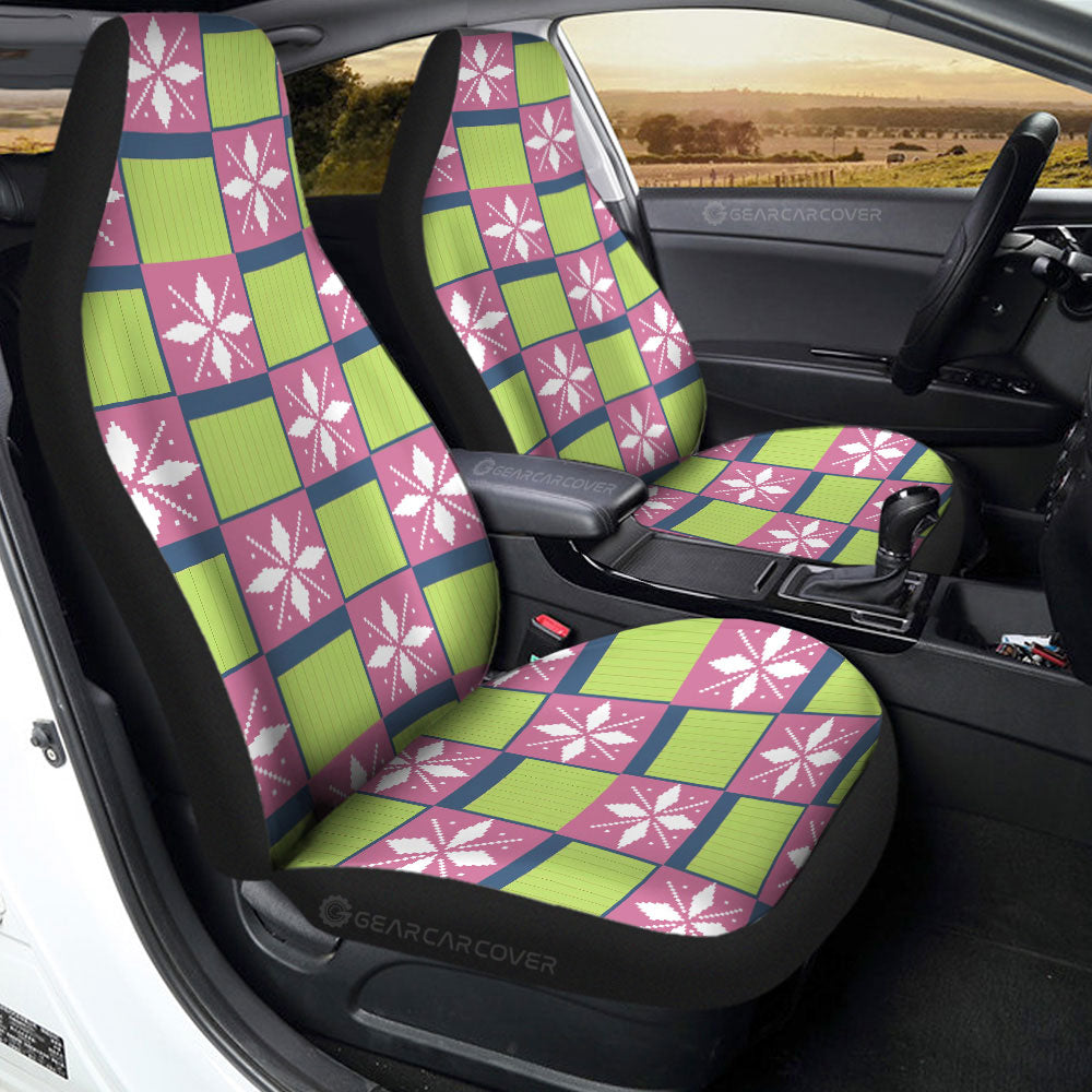 Mitsuri Kanroji Car Seat Covers Custom Anime Car Accessories - Gearcarcover - 2