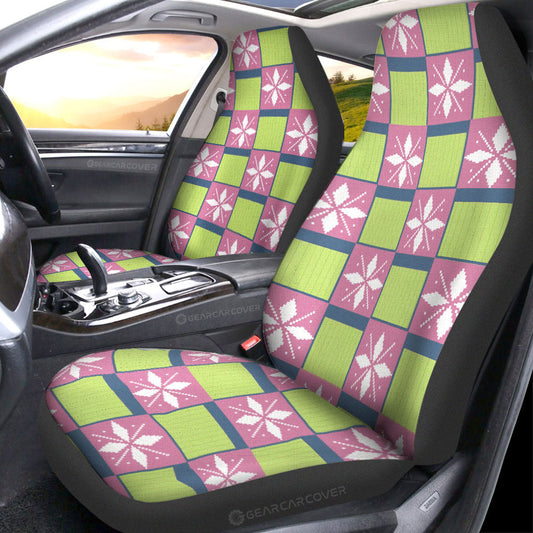 Mitsuri Kanroji Car Seat Covers Custom Anime Car Accessories - Gearcarcover - 1