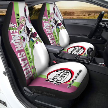 Mitsuri Kanroji Car Seat Covers Custom Car Accessories For Fans - Gearcarcover - 1