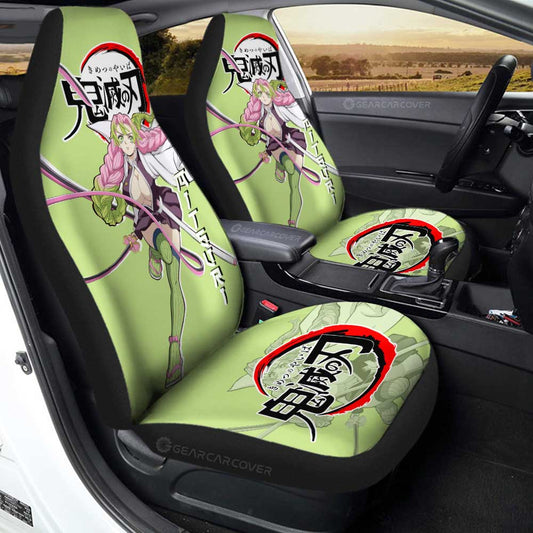 Mitsuri Kanroji Car Seat Covers Custom Demon Slayer Anime Car Accessories - Gearcarcover - 2
