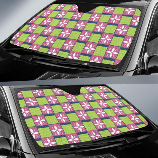 Mitsuri Kanroji Car Sunshade Custom Anime Car Accessories - Gearcarcover - 2