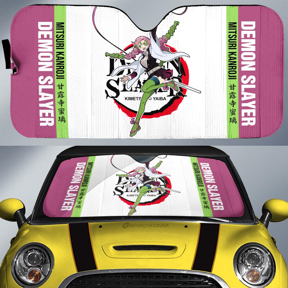 Mitsuri Kanroji Car Sunshade Custom Car Accessories For Fans - Gearcarcover - 1