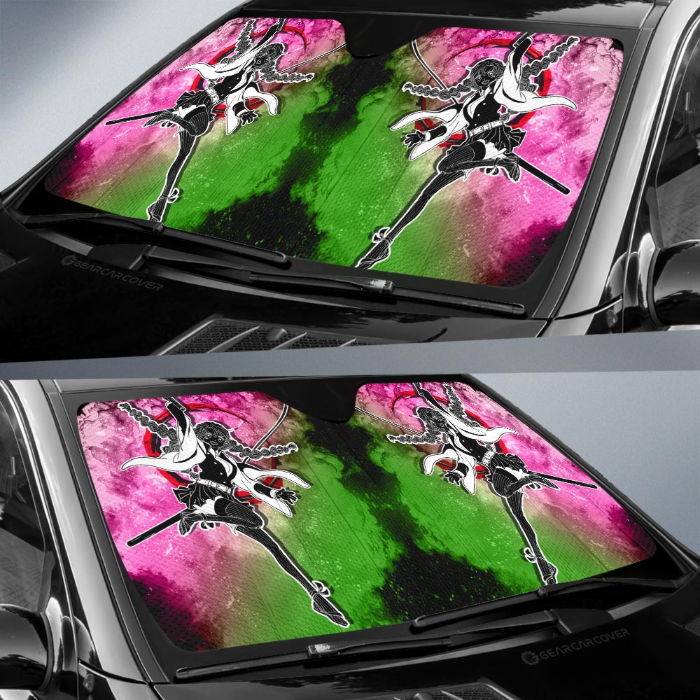 Mitsuri Kanroji Car Sunshade Custom Car Accessories - Gearcarcover - 2