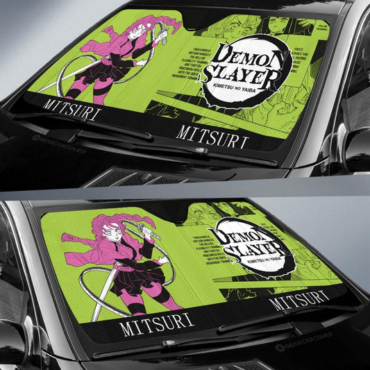 Mitsuri Kanroji Car Sunshade Custom Car Accessories Manga Style - Gearcarcover - 2