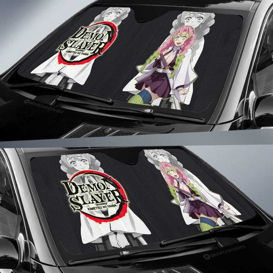 Mitsuri Kanroji Car Sunshade Custom Demon Slayer Anime Car Accessories - Gearcarcover - 2