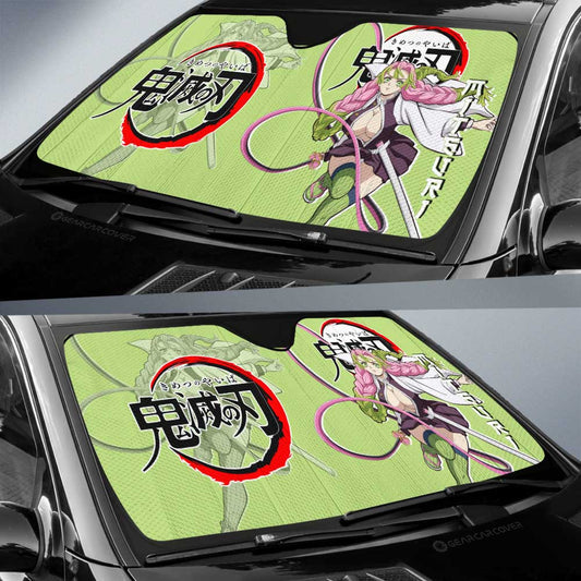 Mitsuri Kanroji Car Sunshade Custom Demon Slayer Anime Car Accessories - Gearcarcover - 2