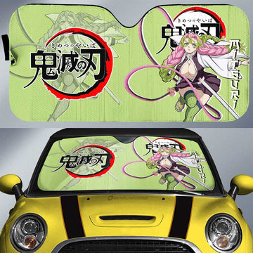 Mitsuri Kanroji Car Sunshade Custom Demon Slayer Anime Car Accessories - Gearcarcover - 1