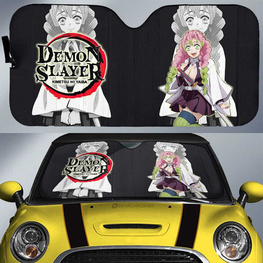 Mitsuri Kanroji Car Sunshade Custom Demon Slayer Anime Car Accessories - Gearcarcover - 1