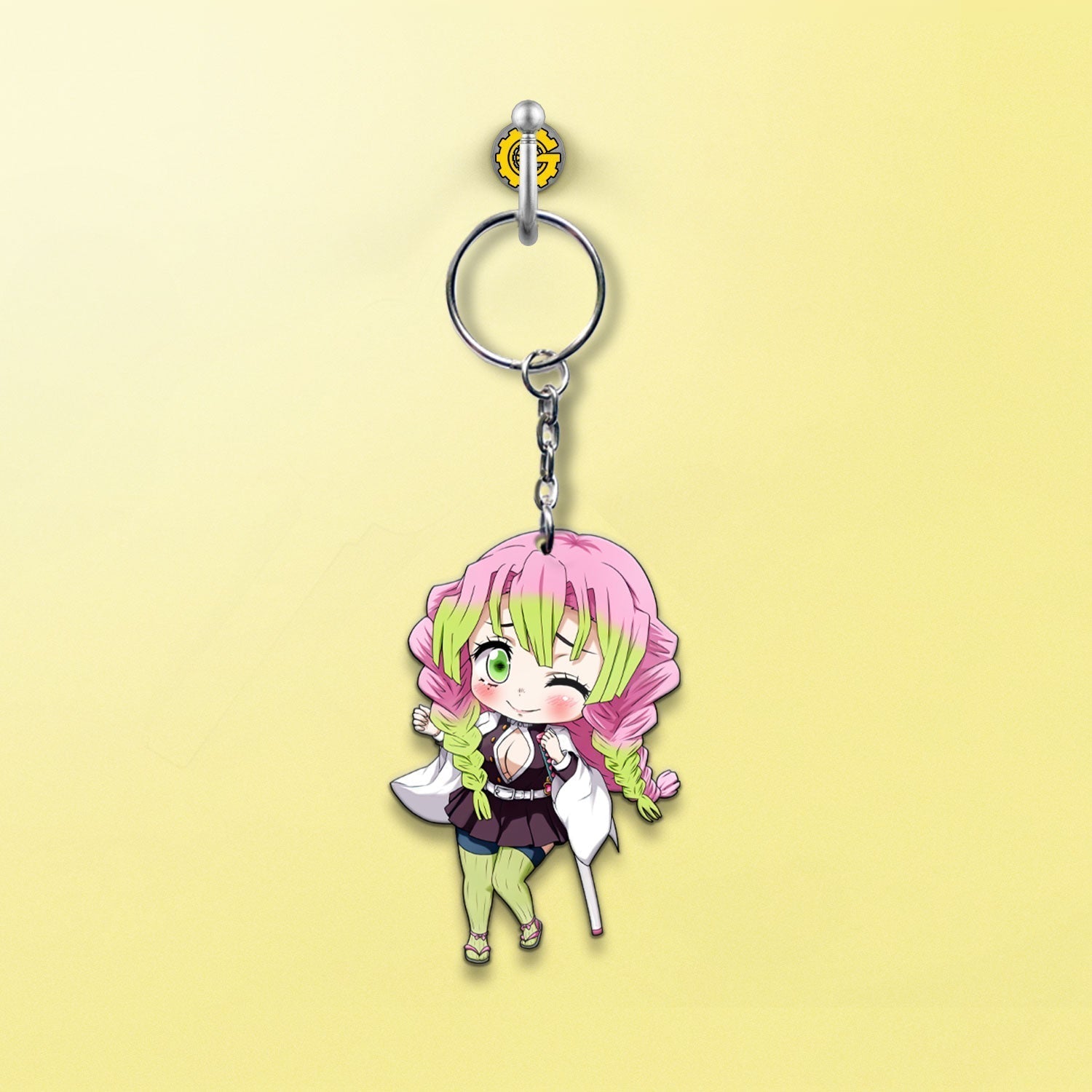 Mitsuri Kanroji Keychain Custom Car Accessories - Gearcarcover - 2