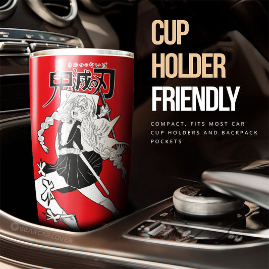 Mitsuri Kanroji Tumbler Cup Custom Car Accessories Manga Style For Fans - Gearcarcover - 2
