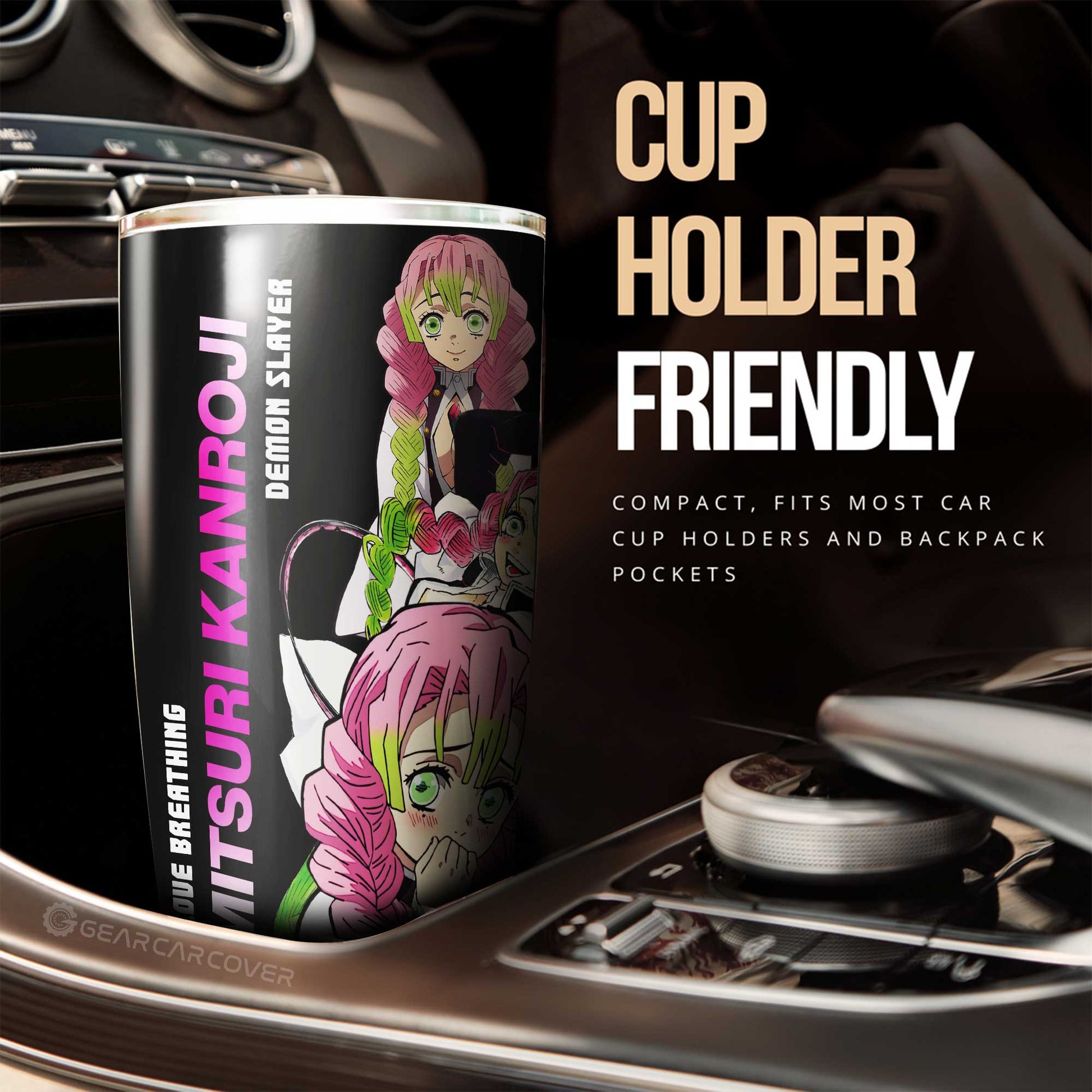 Mitsuri Kanroji Tumbler Cup Custom - Gearcarcover - 2