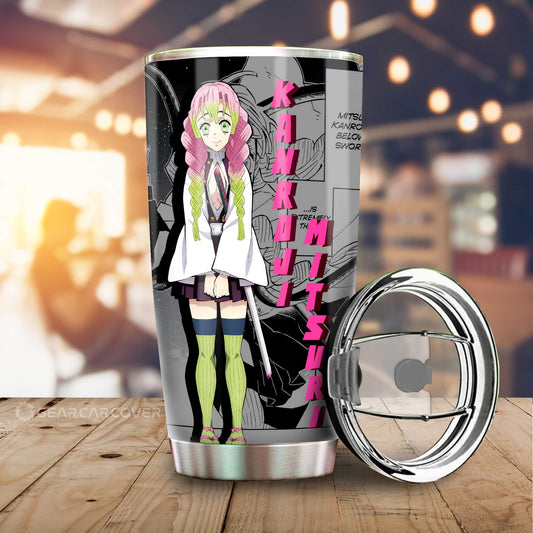 Mitsuri Kanroji Tumbler Cup Custom Mix Mangas - Gearcarcover - 2