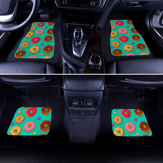 Mixed Donuts Car Floor Mats Custom Girly Pattern Car Accessories - Gearcarcover - 2