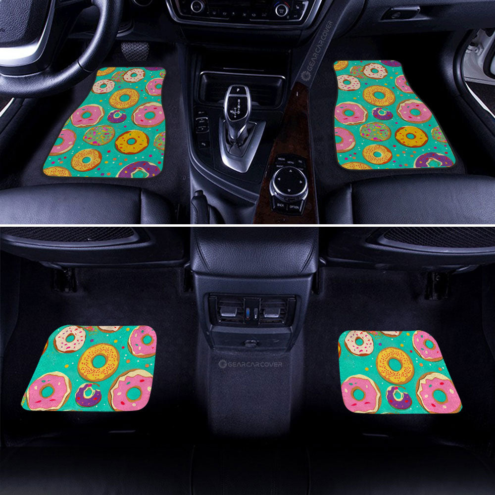 Mixed Donuts Car Floor Mats Custom Girly Pattern Car Accessories - Gearcarcover - 2