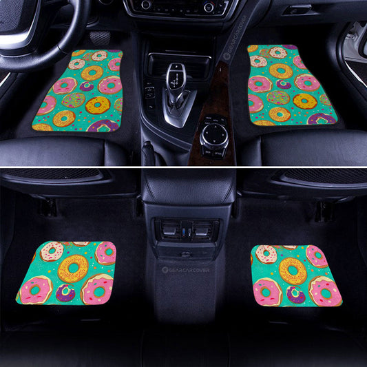 Mixed Donuts Car Floor Mats Custom Girly Pattern Car Accessories - Gearcarcover - 2