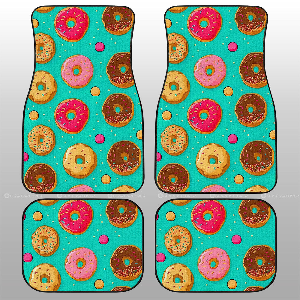 Mixed Donuts Car Floor Mats Custom Girly Pattern Car Accessories - Gearcarcover - 1