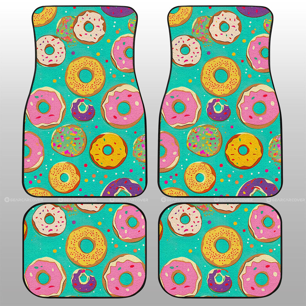 Mixed Donuts Car Floor Mats Custom Girly Pattern Car Accessories - Gearcarcover - 1