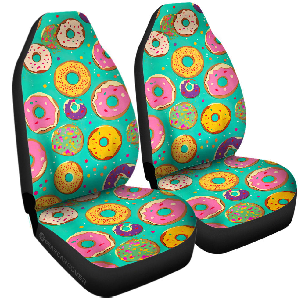 Mixed Donuts Car Seat Covers Custom Girly Pattern Car Accessories - Gearcarcover - 3