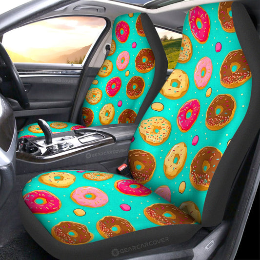 Mixed Donuts Car Seat Covers Custom Girly Pattern Car Accessories - Gearcarcover - 1