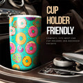 Mixed Donuts Tumbler Cup Custom Girly Pattern Car Accessories - Gearcarcover - 3