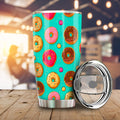 Mixed Donuts Tumbler Cup Custom Girly Pattern Car Accessories - Gearcarcover - 1