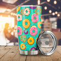 Mixed Donuts Tumbler Cup Custom Girly Pattern Car Accessories - Gearcarcover - 1