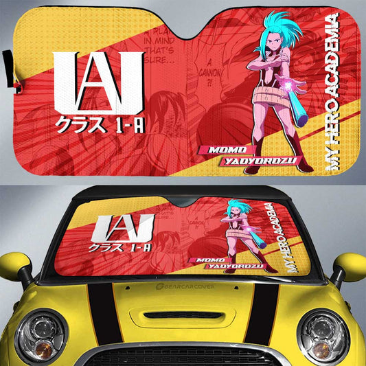 Momo Yaoyorozu Car Sunshade Custom Car Interior Accessories - Gearcarcover - 1