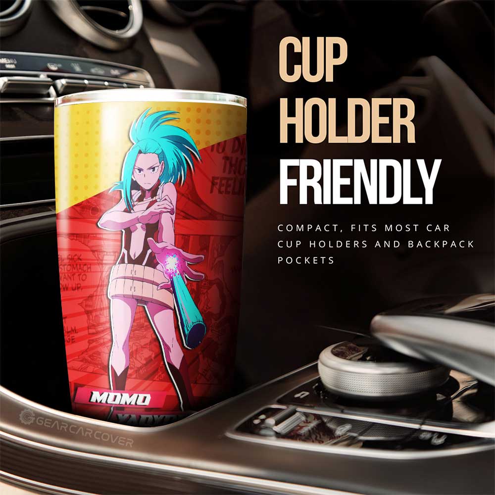 Momo Yaoyorozu Tumbler Cup Custom Car Interior Accessories - Gearcarcover - 3