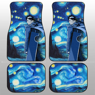 Momochi Zabuza Car Floor Mats Custom Starry Night Styles - Gearcarcover - 1