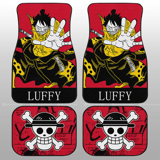 Monkey D Luffy Car Floor Mats Custom Car Accessories - Gearcarcover - 2