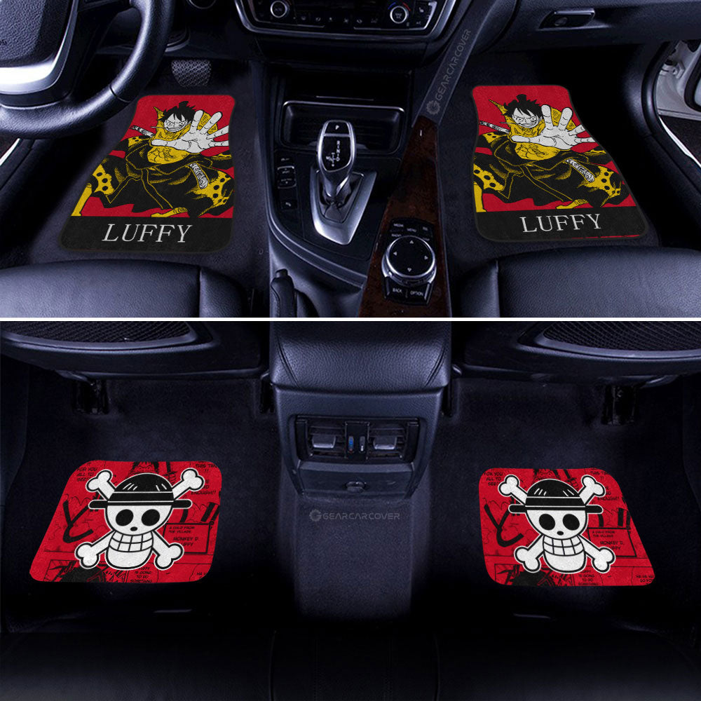 Monkey D Luffy Car Floor Mats Custom Car Accessories - Gearcarcover - 1