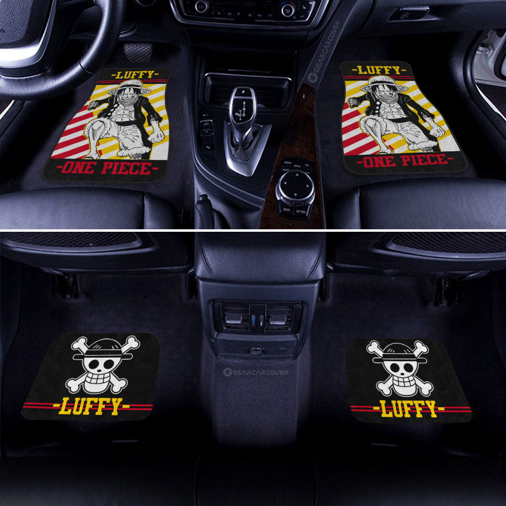 Monkey D Luffy Car Floor Mats Custom Car Accessories - Gearcarcover - 2