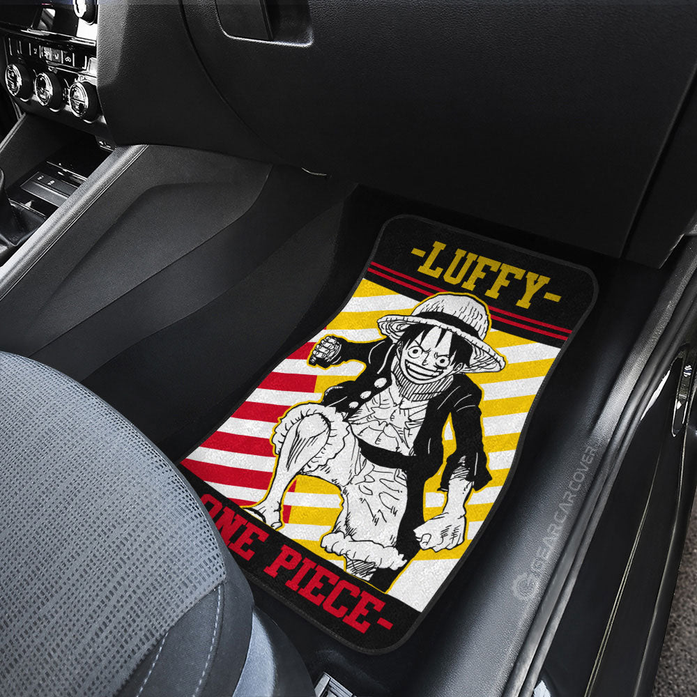 Monkey D Luffy Car Floor Mats Custom Car Accessories - Gearcarcover - 4