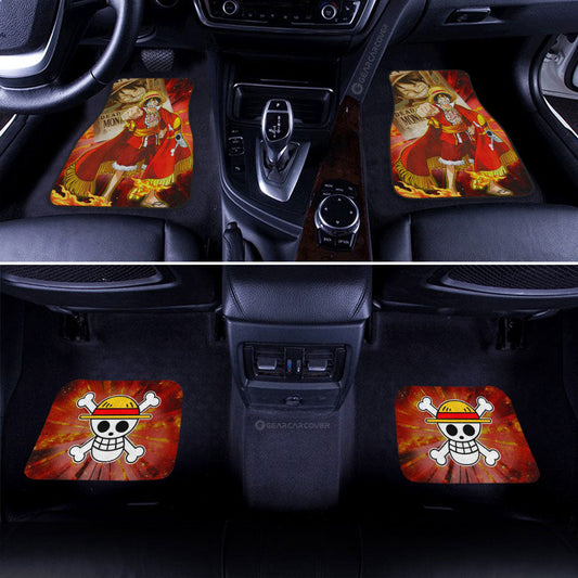 Monkey D Luffy Car Floor Mats Custom Car Interior Accessories - Gearcarcover - 2