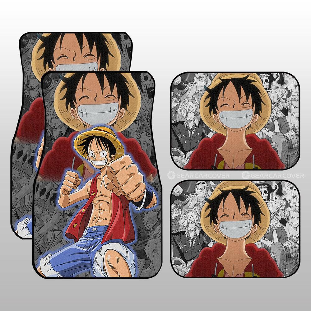 Monkey D Luffy Car Floor Mats Custom Car Interior Accessories - Gearcarcover - 1