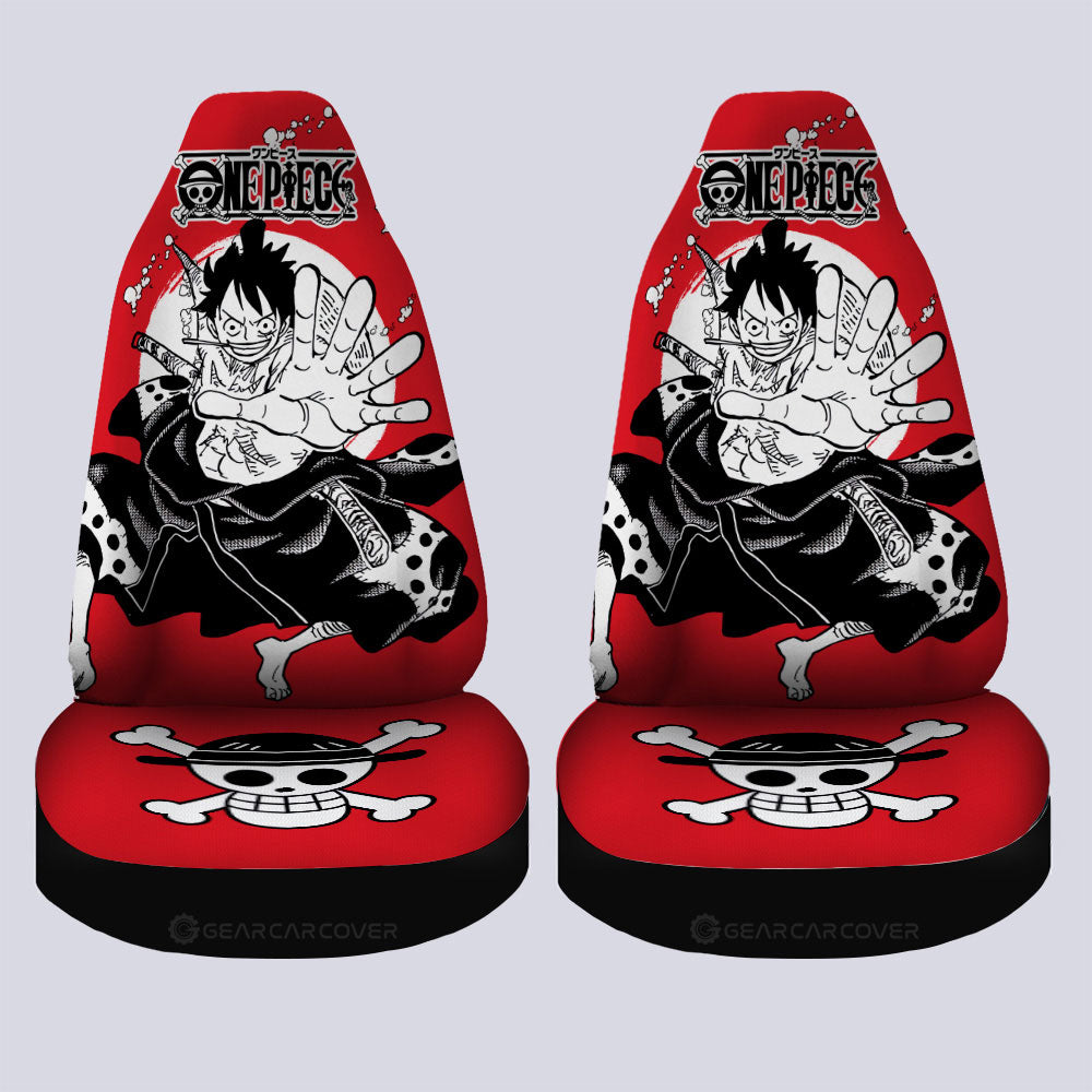 Monkey D Luffy Car Seat Covers Custom Car Accessories - Gearcarcover - 4