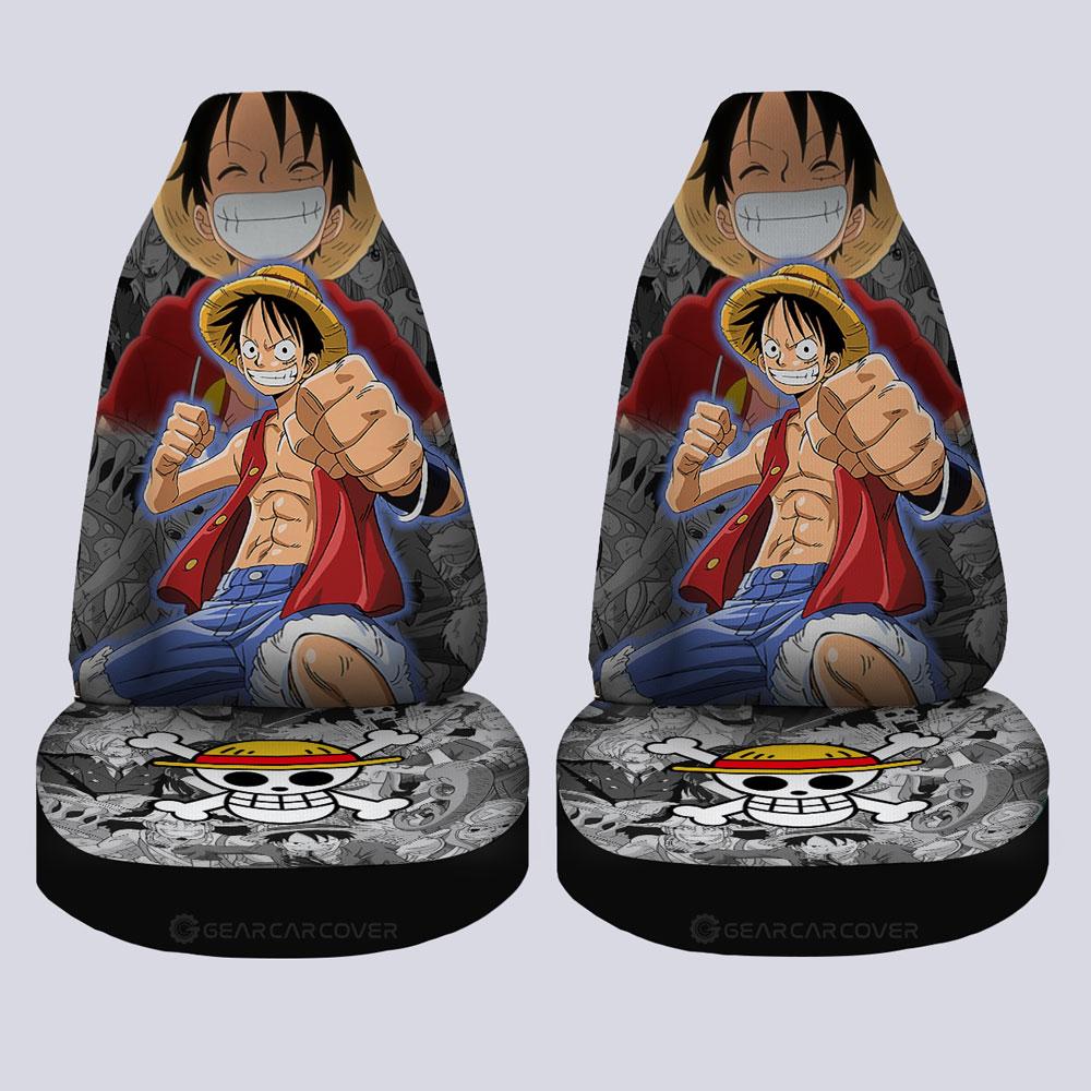 Monkey D Luffy Car Seat Covers Custom Car Interior Accessories - Gearcarcover - 4