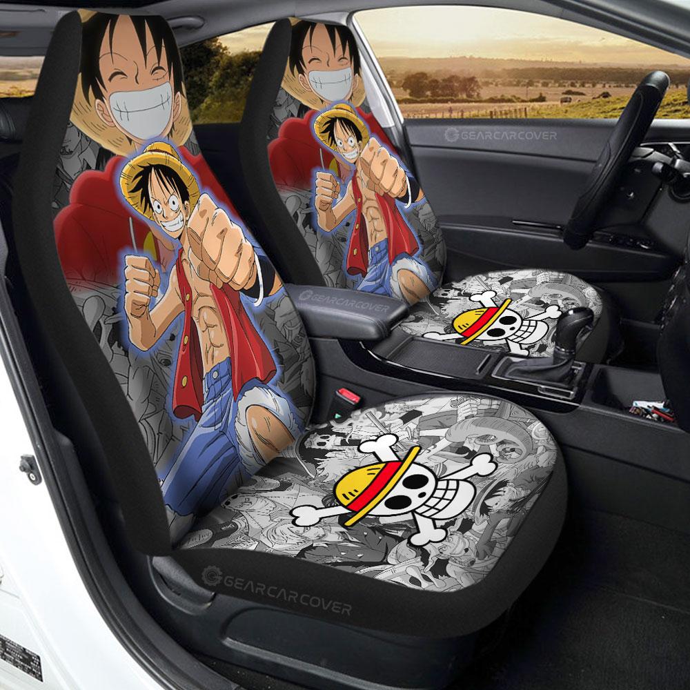 Monkey D Luffy Car Seat Covers Custom Car Interior Accessories - Gearcarcover - 1