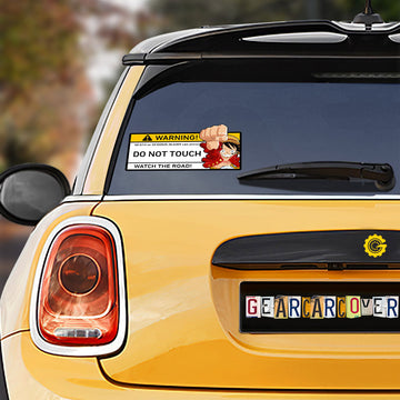 Monkey D Luffy Car Sticker Custom Car Accessories - Gearcarcover - 1
