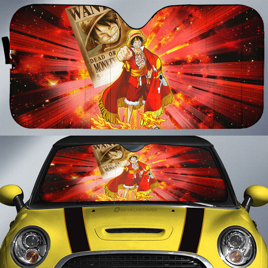 Monkey D Luffy Car Sunshade Custom Car Interior Accessories - Gearcarcover - 1