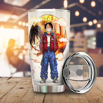 Monkey D Luffy Tumbler Cup Anime Collection - Gearcarcover - 1