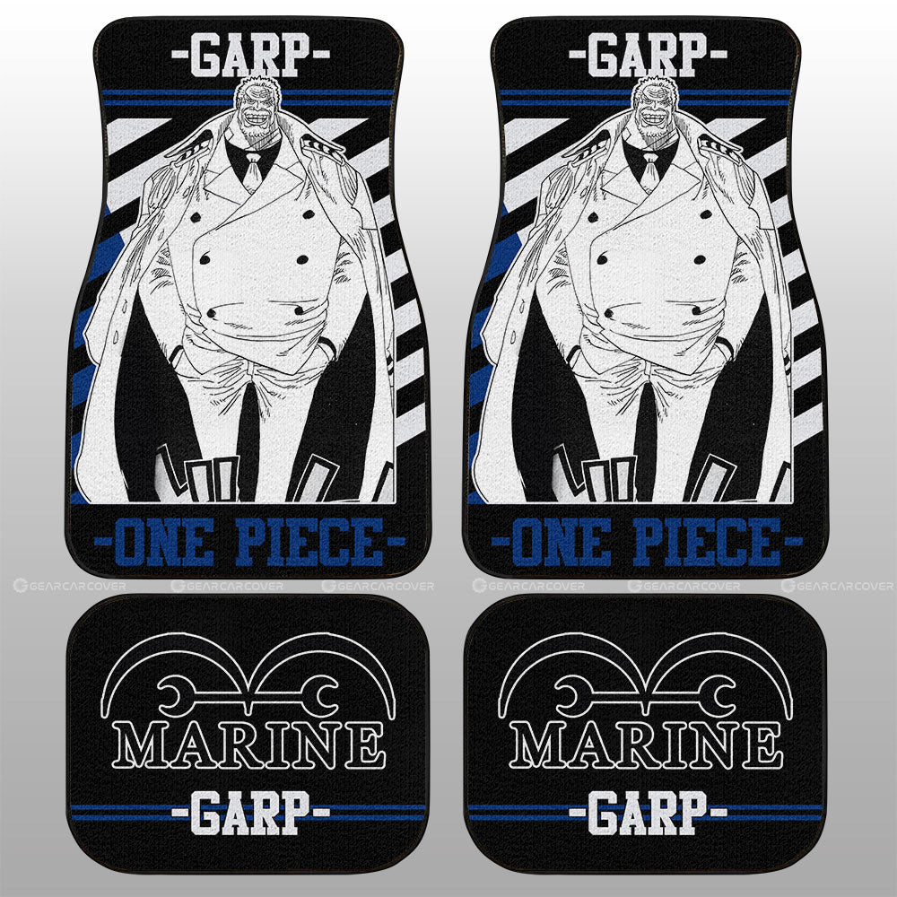 Monkey D. Garp Car Floor Mats Custom Car Accessories - Gearcarcover - 4