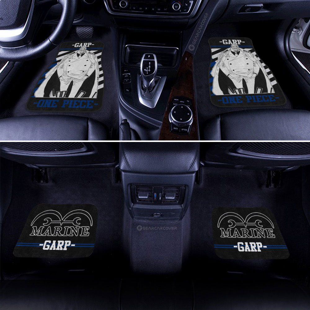 Monkey D. Garp Car Floor Mats Custom Car Accessories - Gearcarcover - 1