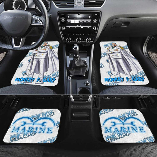 Monkey D. Garp Car Floor Mats Custom - Gearcarcover - 2