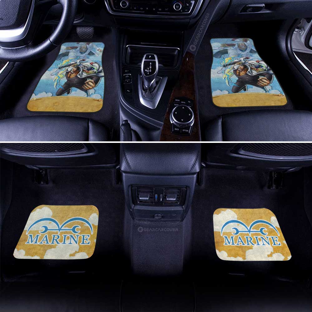 Monkey D. Garp Car Floor Mats Custom Map Car Accessories - Gearcarcover - 3