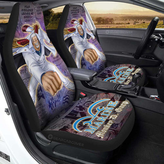 Monkey D. Garp Car Seat Covers Custom Car Accessories Manga Galaxy Style - Gearcarcover - 1