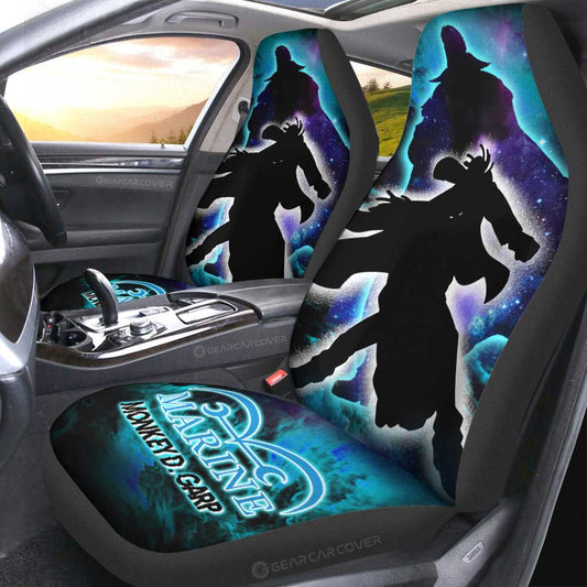 Monkey D. Garp Car Seat Covers Custom Silhouette Style - Gearcarcover - 2