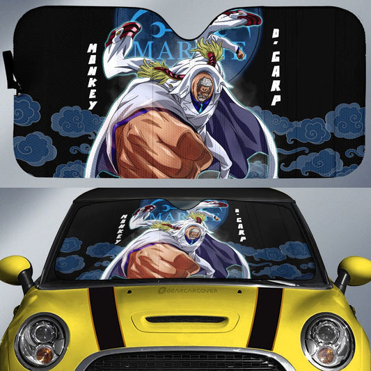 Monkey D. Garp Car Sunshade Custom Car Accessories For Fans - Gearcarcover - 1