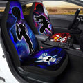 Monkey D. Luffy And Sanji Car Seat Covers Custom Silhouette Style - Gearcarcover - 1