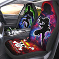 Monkey D. Luffy And Zoro Car Seat Covers Custom Silhouette Style - Gearcarcover - 2